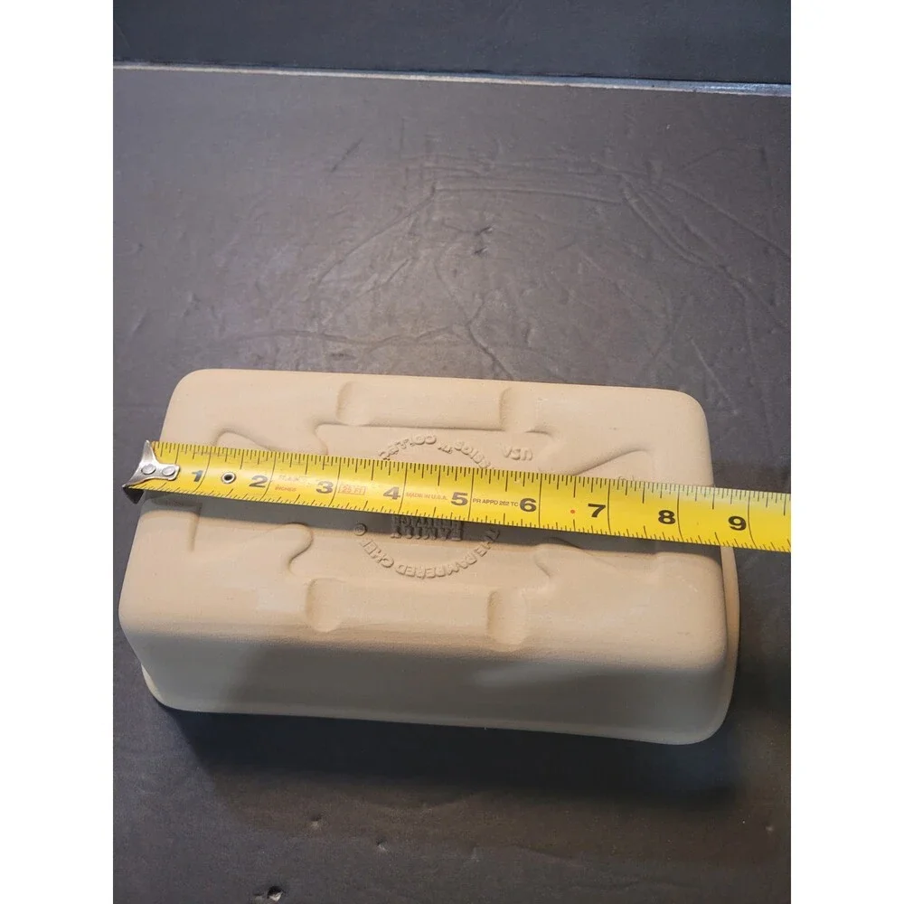 The Pampered Chef Family Heritage Stoneware Loaf Pan Bread Meatloaf 010602 USA